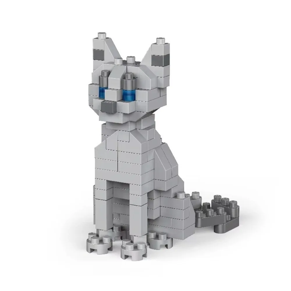 

Animal Series Dachshund Building Blocks Detailed Design Mini Size Dog Building Blocks Toy Lifelike Appearance