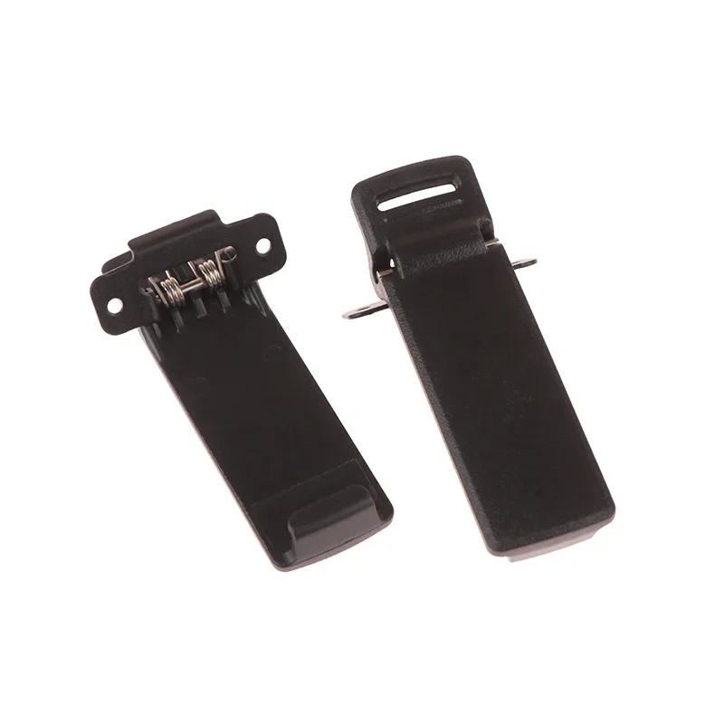 2Pcs Belt Clips Walkie Talkie Spare Part Back Belt Clip For Baofeng 2-way Radio UV5R Accessories