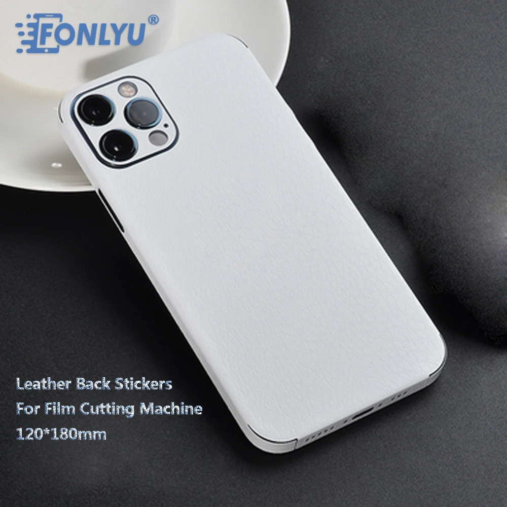 FONLYU Leather Skin Back Protective Film Phone Back Cover For Smartphone Skin Cutting Machine For Devia Rockspace Sunshin