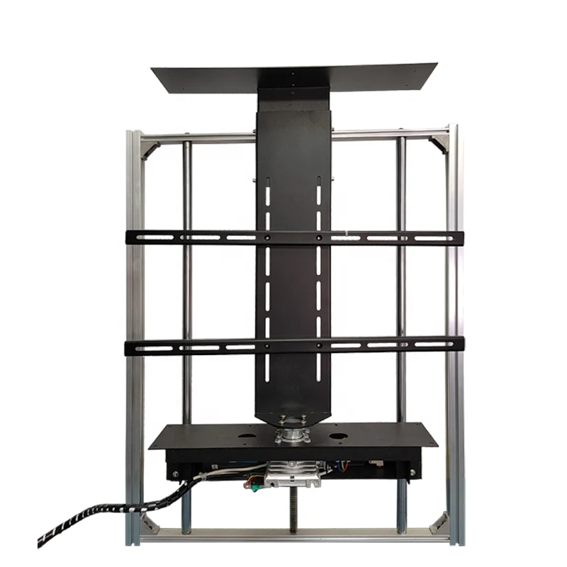 Modern 32-65 inch electric remote control height TV lift cabinet rotating TV stand wall-mounted electric living room