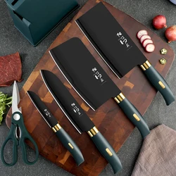 New women's home knife set, commercial sharp stainless steel meat slicer chef's knife, kitchen special cutting knife small bone