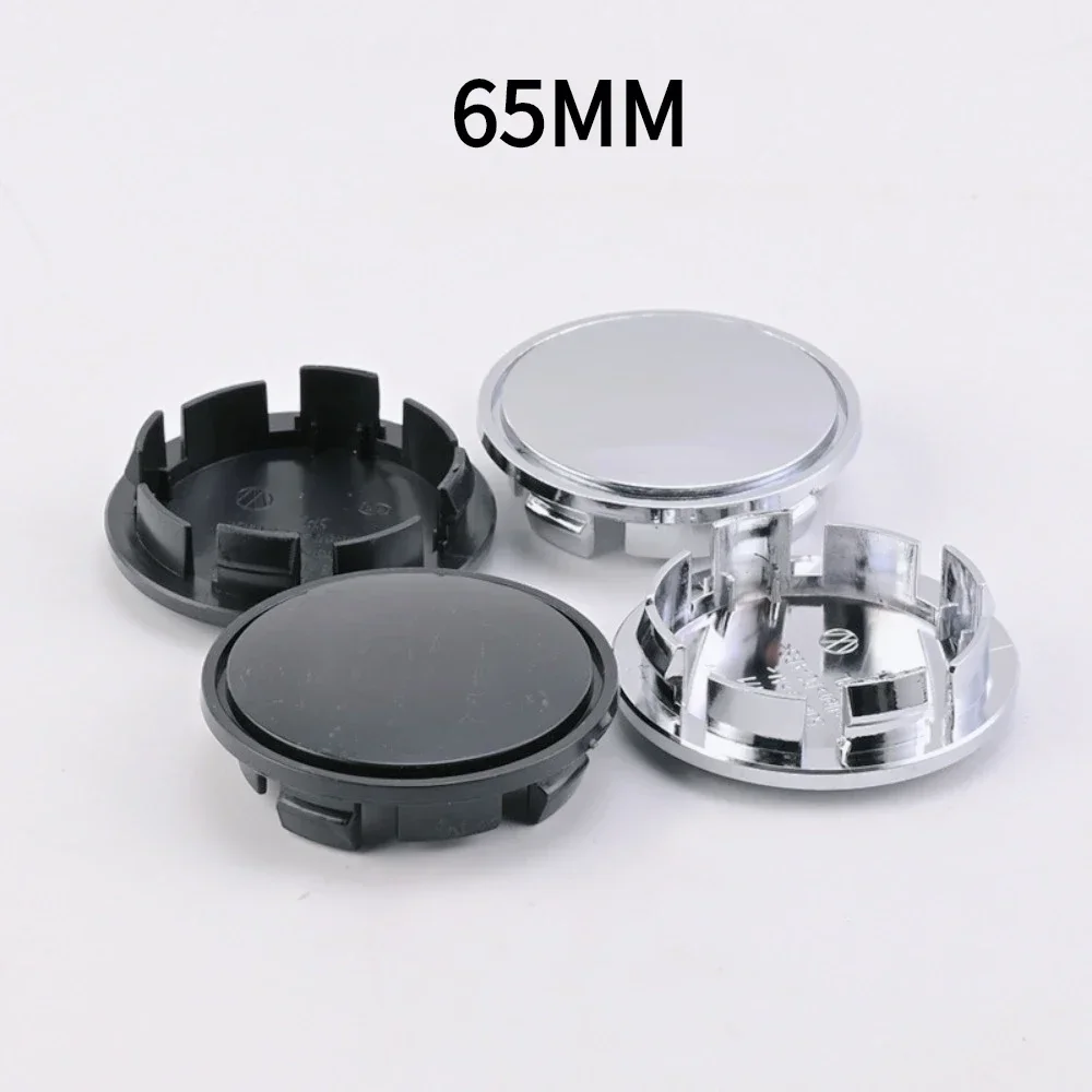 

4pcs ABS 65mm Blank Car Wheel Hub Caps Car Styling Accessories for VW Santana Passat Touareg Rim Hubcaps Center Cover 3B7601171