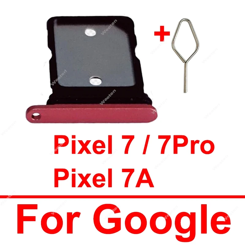 For Google Pixel 7 7 Pro 7A SIM Card Tray Holder Sim Card Tray Reader Socket Replacement