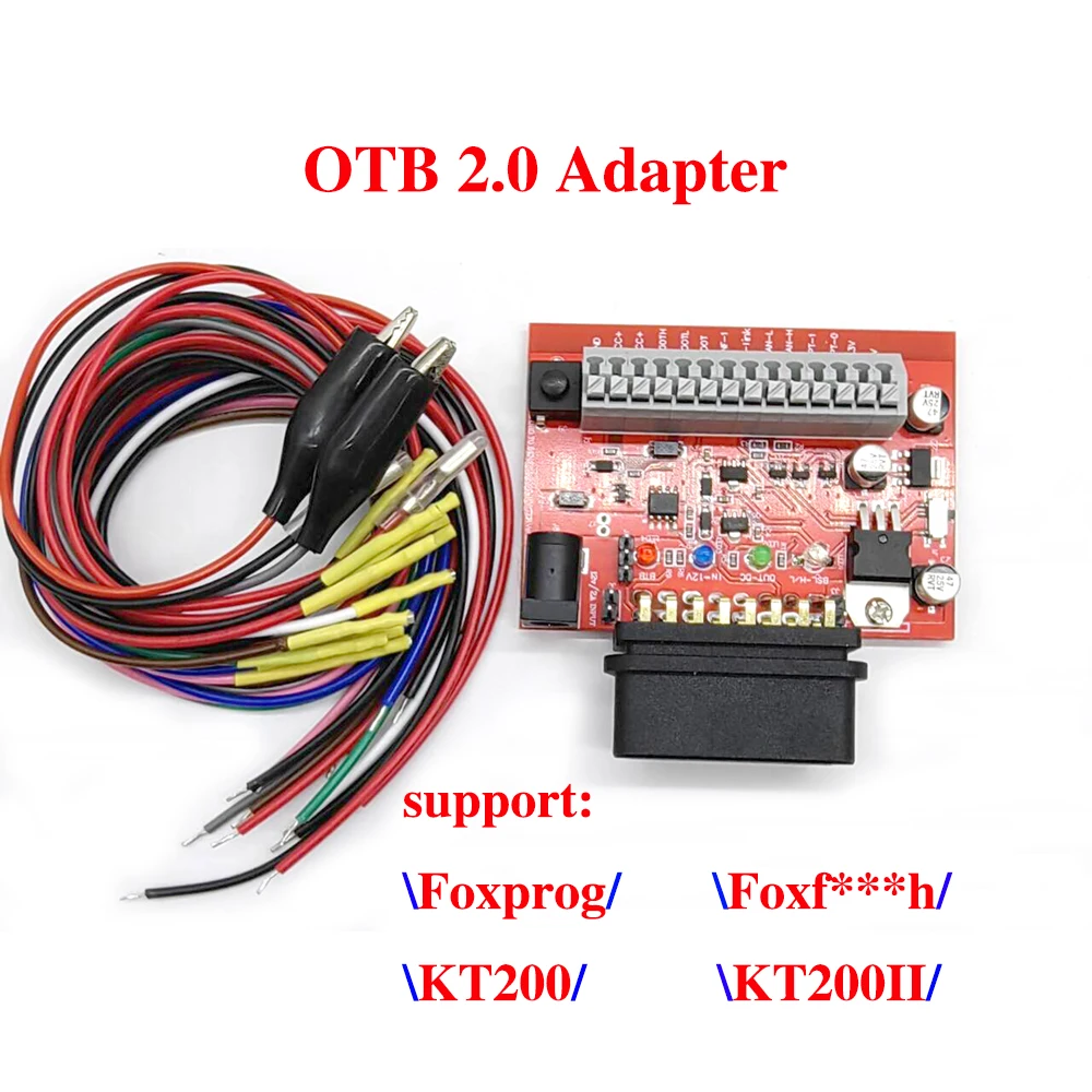 

OBD2 OTB 2.0 Adapter on Bench Adapter for KT200 KT200II Foxprog ECU Programmer Tools Three-way BOOT Upgrade to OTB Mode