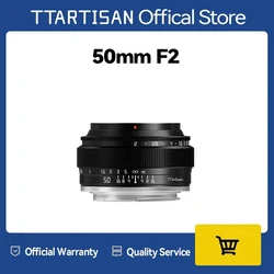 Obiektyw TTArtisan 50mm F2 Prime do obiektywów Sony E Mount Fujifilm XF Canon M Leica L Nikon Z Panasonic Olympus M43
