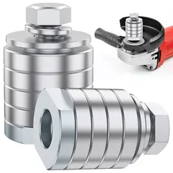 2Pcs Angle Grinde to Grooving Machine Adapter Metal M10 M14 Conversion Head Slotting Machine Angle Grinder Wall Grooving Adapter