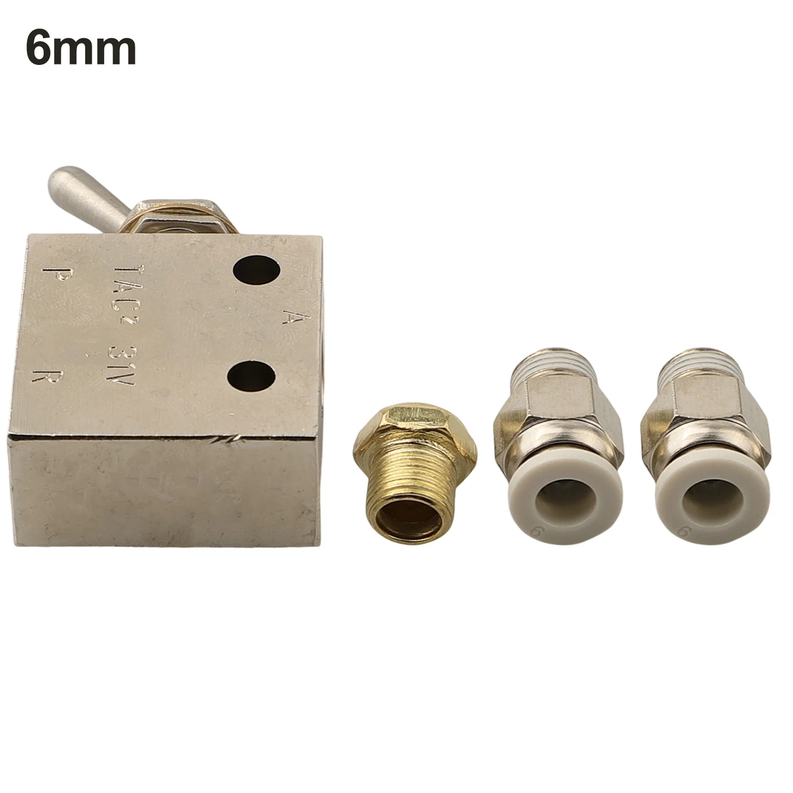 Industrial Applications 31.8*16*53.5mm 3 Way Valve 2 Position Valve Controlled By Mechanical Force Metal Material