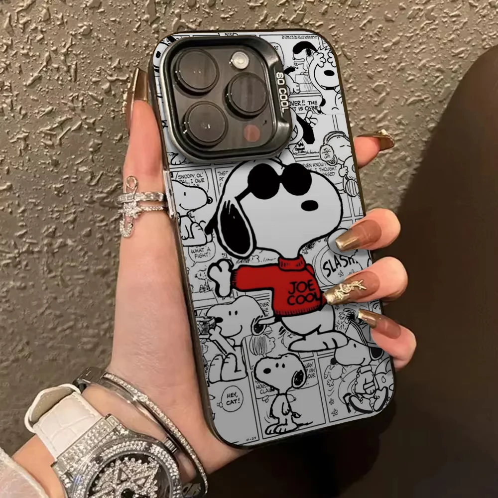 حافظة لهاتف آيفون 16 15 14 13 12 11 XS X XR Mini Pro Max Plus 16E ملونة مضادة للسقوط غطاء صلب #1