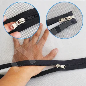 Tymf-Invissible Technician mit Reißverschluss, Fensterbildschirm, anpassbarer Größe, schwarzes Netz, Waschbar, Dachboden, Sommer, Sommer, neu 6 Hauptverkäufe digitaler Antennenfischskala - №1