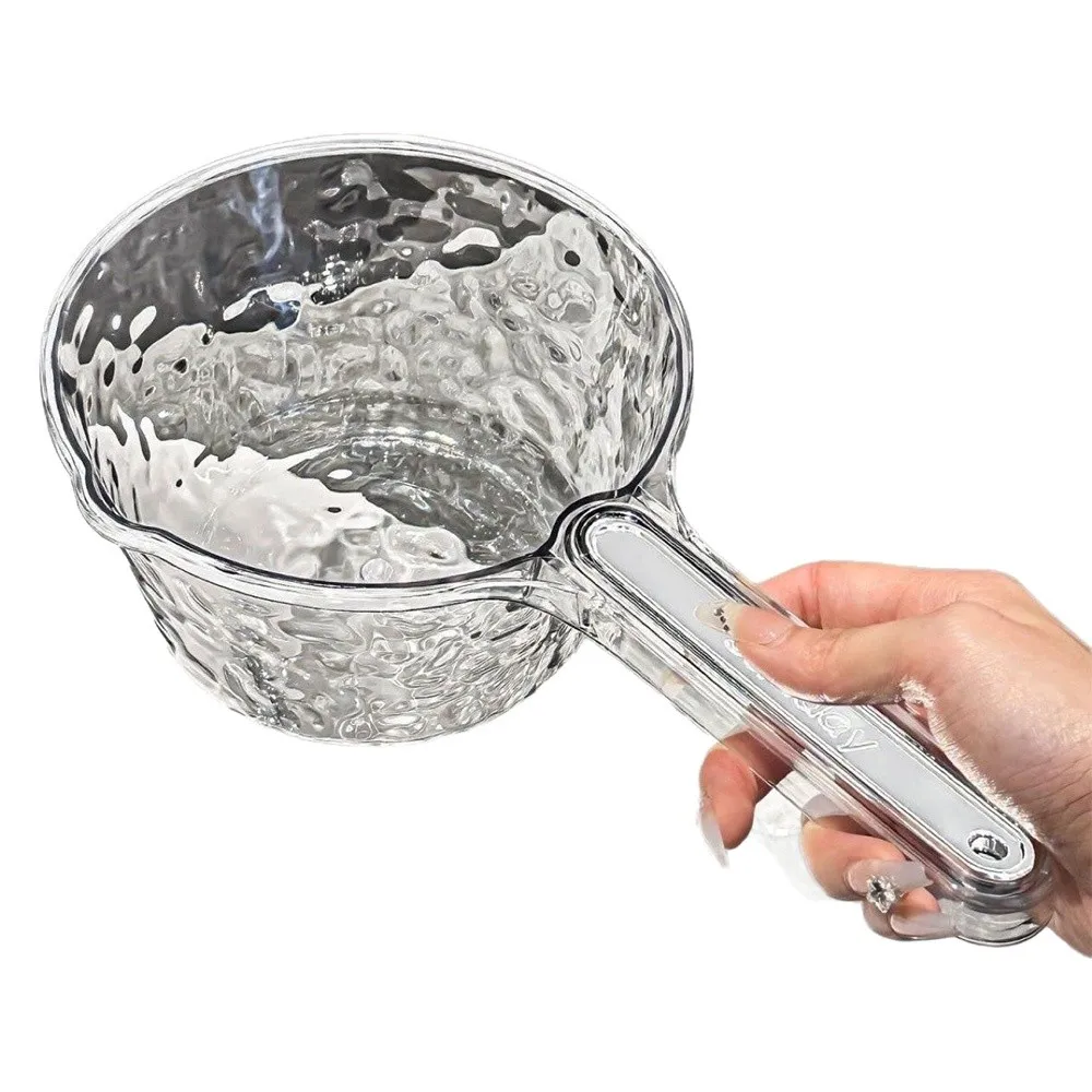 Durable Thickened Dipper Water Ladle Transparent PET Bathing Spoon Unbreakable Water Scoop Kitchen Gadgets