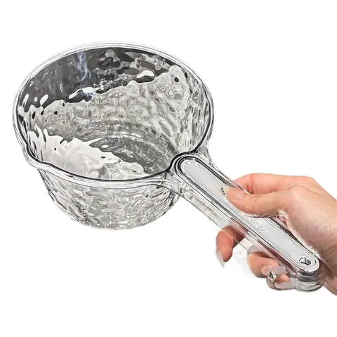 Durable Thickened Dipper Water Ladle Transparent PET Bathing Spoon Unbreakable Water Scoop Kitchen Gadgets