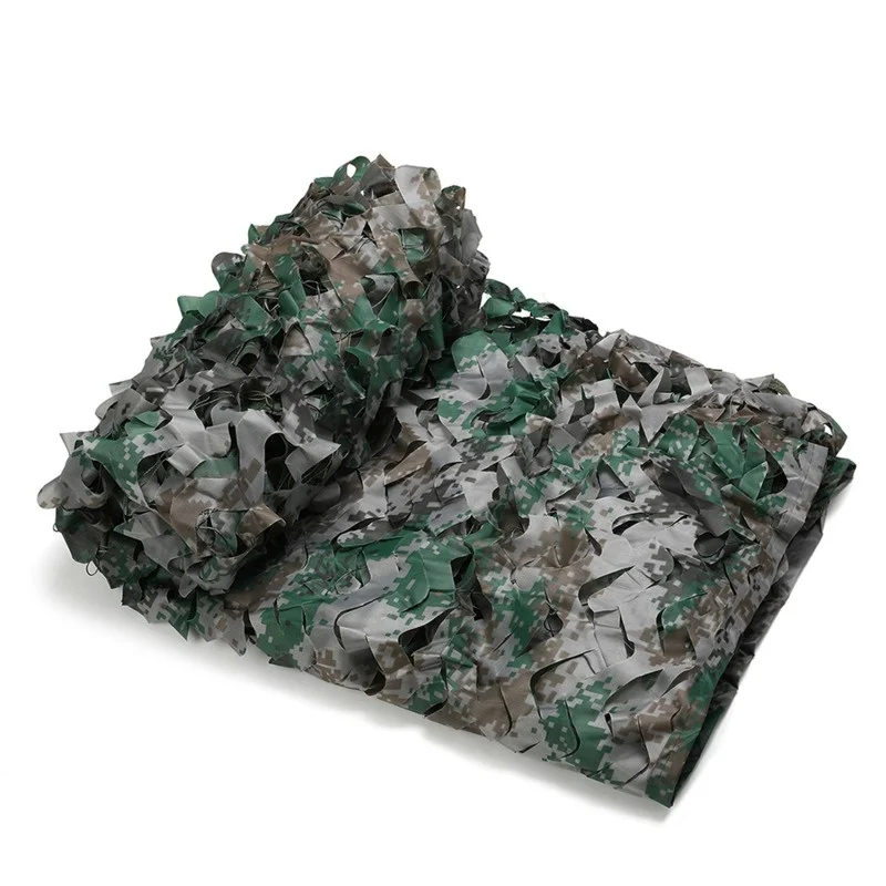 Rollo de Malla de Camuflaje – Malla de Sombra para Caza, Decoración del Hogar, Paintball, Observación de Aves, Camping, Cubierta para Coche y Decoración de Fiestas Temáticas