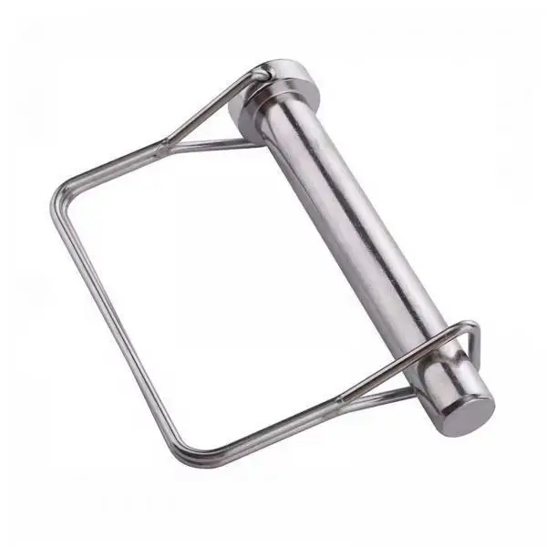 Heavy Duty Trailer Coupler Pin Zinc Coated Pto Shaft Locking Pin Compact Size Secure Latch for Lawn Mower Hitches
