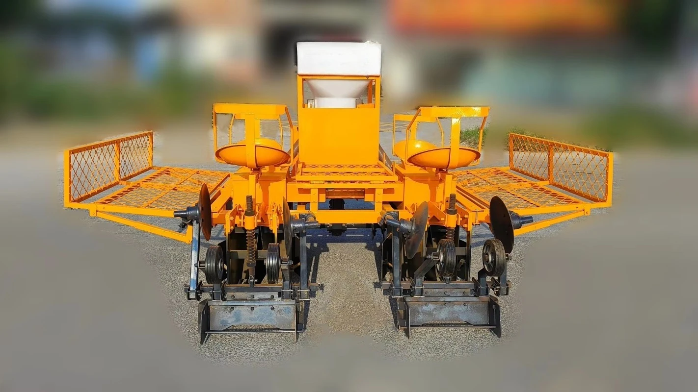 Hot Sale 2-Row Tractor-Mounted Sugar Cane Planter Sugarcane Seeder with Rotary Tiller & Transplanters Gearbox As Core Component
