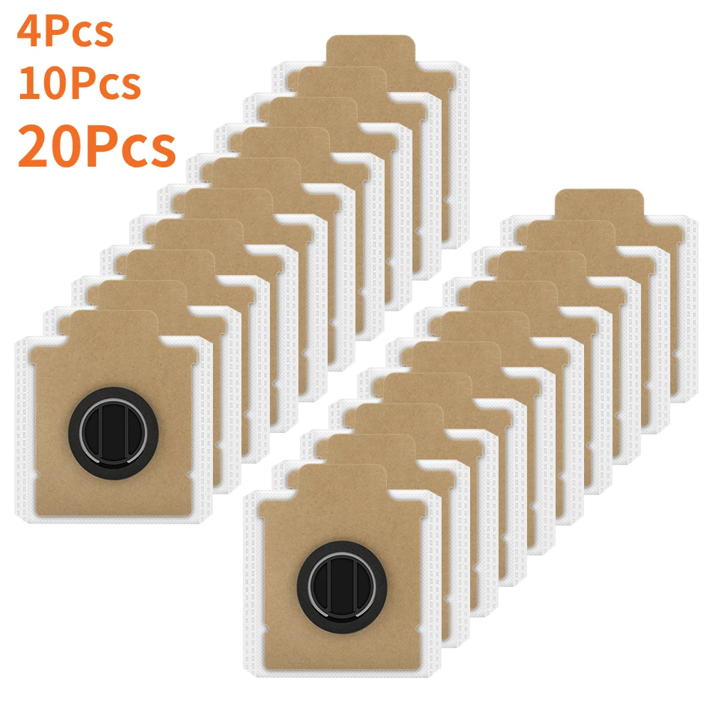 4/10/20Pcs Vacuum Dust Bags For Dreame Z40 Station Wet Dry Vacuum Cleaner Non-woven Fabrics Replacement Accessories Bag