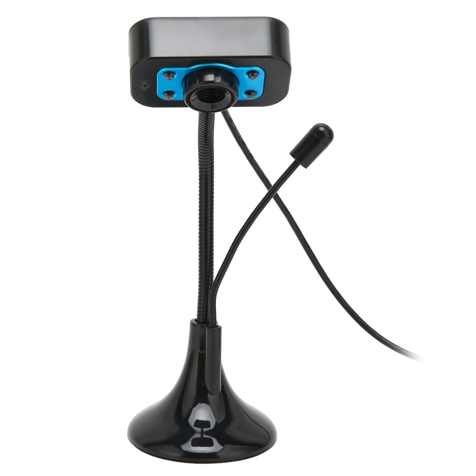 Web Camera High Definition Manual Focus USB Streaming Webcam with LED Fill Light Microphone