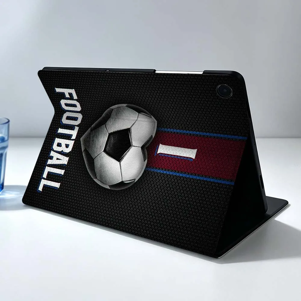 I Love Football Art For Samsung Galaxy Tab S11 S10 S9 S8 S7 S6 A9 A8 A7 A11 Lite FE Plus Pen Tray Tablet Case Soft