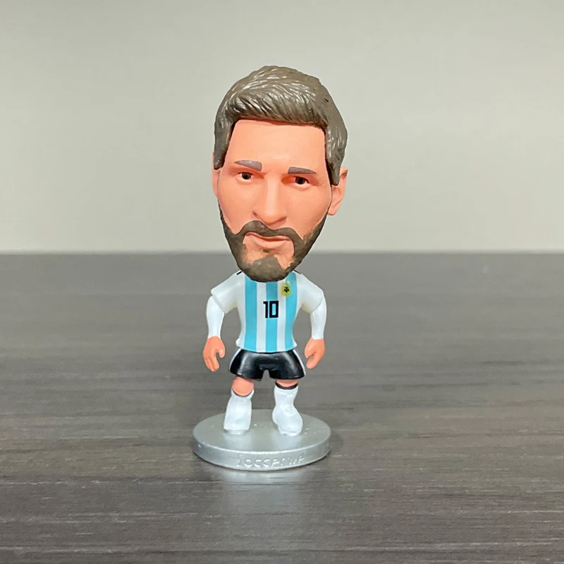 6.5cm Soccerwe World Events Football Star Messi2022 Neymar Model Collection Isco Doll Cartoon Ornaments PVC Souvenirs Toys Gifts