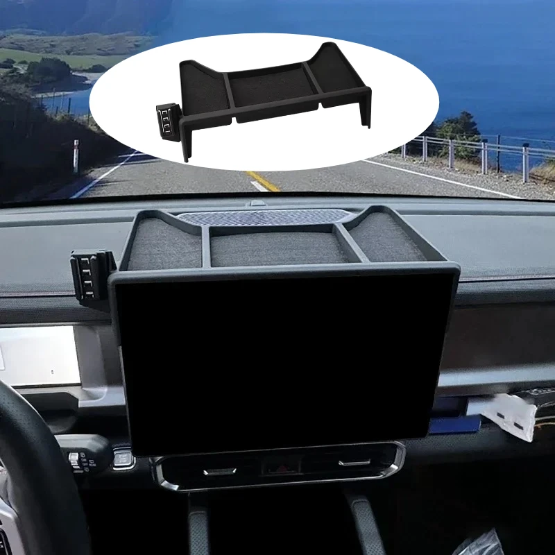 

For Jetour Traveller Car Phone Holder Center Control Screen Storage Box Interior Accessories Upgrade Modification Accessories