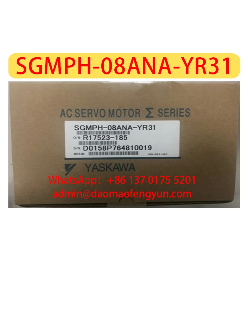 

SGMPH-08ANA-YR31 Brand New Servo Motor，SGMPH 08ANA YR31，Fast shipping