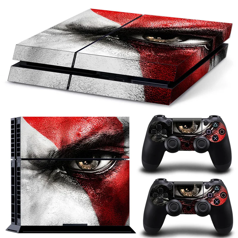 God of war Console  Sticker Wrap Controller Dustproof Vinyl Cover Decal Protective for Case for Shell for PS4