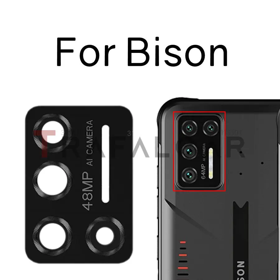 Trafalgar Rear Camera Glass For UMIDIGI BISON 2 Pro Bison GT GT2 Pro 5G X10 Back Camera Lens Glass Cover Replacement