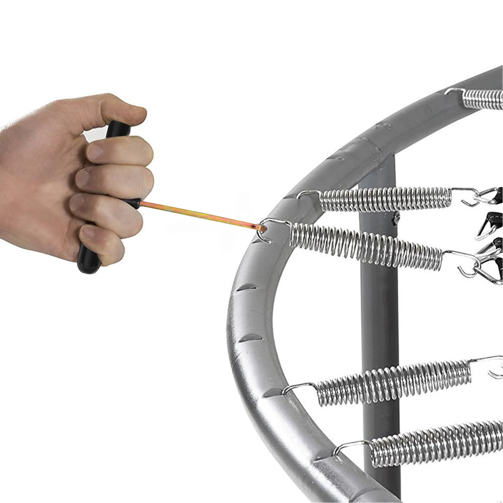 

10Pcs Professional Trampoline Hook Spring Puller with Comfort Grip for Home Use Trampoline Pull Tool Spring Hook