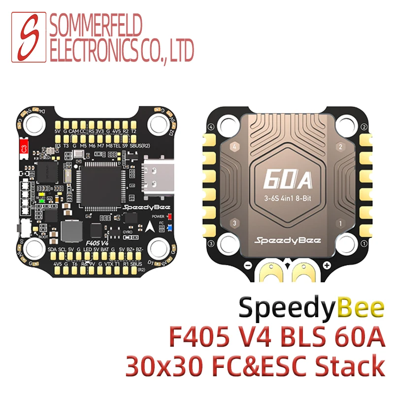 SpeedyBee F405 V4 60A (Tower F405 V4) Flight Control BLS 60A Four in One Electric Control Flight Model