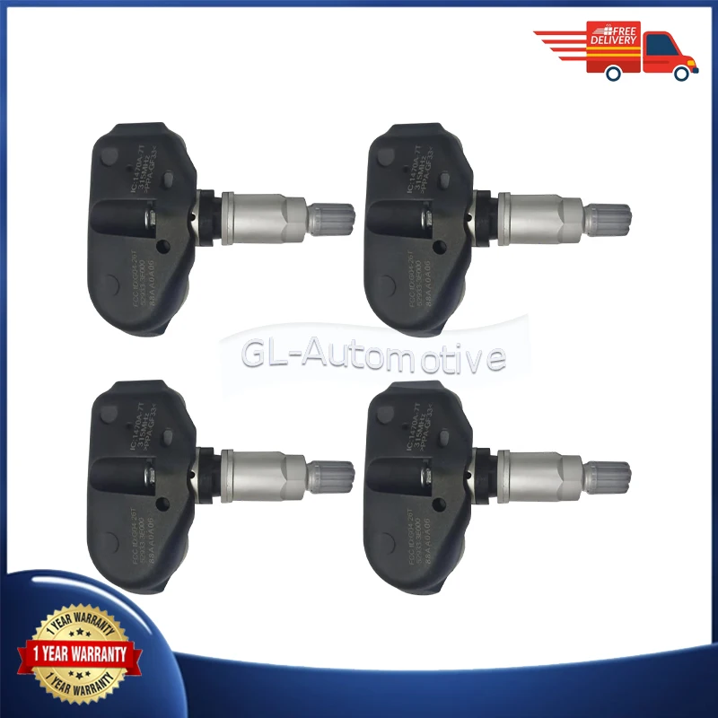 1/4PCS Tire Pressure Sensor For Honda Odyssey 2006-2010 TPMS Sensor 52933-3E000 315MHZ