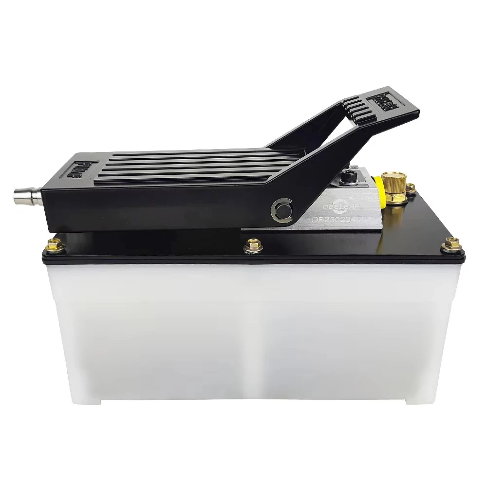 Pompa pneumatica idraulica a pedale con pressione idraulica da 70 MPa per cilindro a semplice effetto