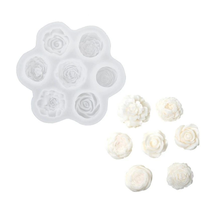 

Small Flower Silicone Mould Fondant Cake Mold Jelly Candy Chocolate Decoration Baking Tool DIY Jewelry Making Kitchen