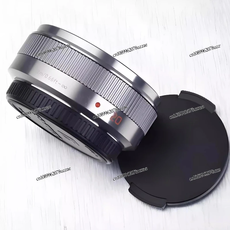 20F1.7 Generation Second Generation Micro Single M43 Bayonet Fixed Focus Portrait Lens 20mm Cookie Head