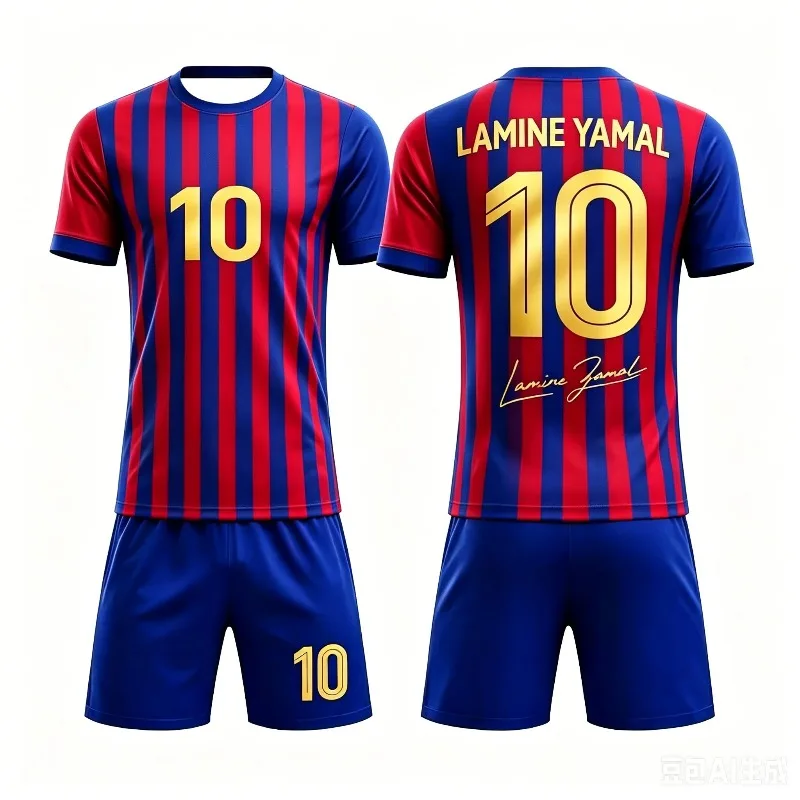 2026 New No.10 Jersey Set, Quick Drying Sweat Wicking Fan Commemorative Football Training and Competition Uniform