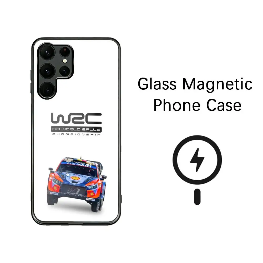 Hot Rally Racin W-WRC sports car Phone Case For Samsung S26 S25 S24 S23 S22 S21 S20 Plus Ultra Note20 Glass Magnetic Case