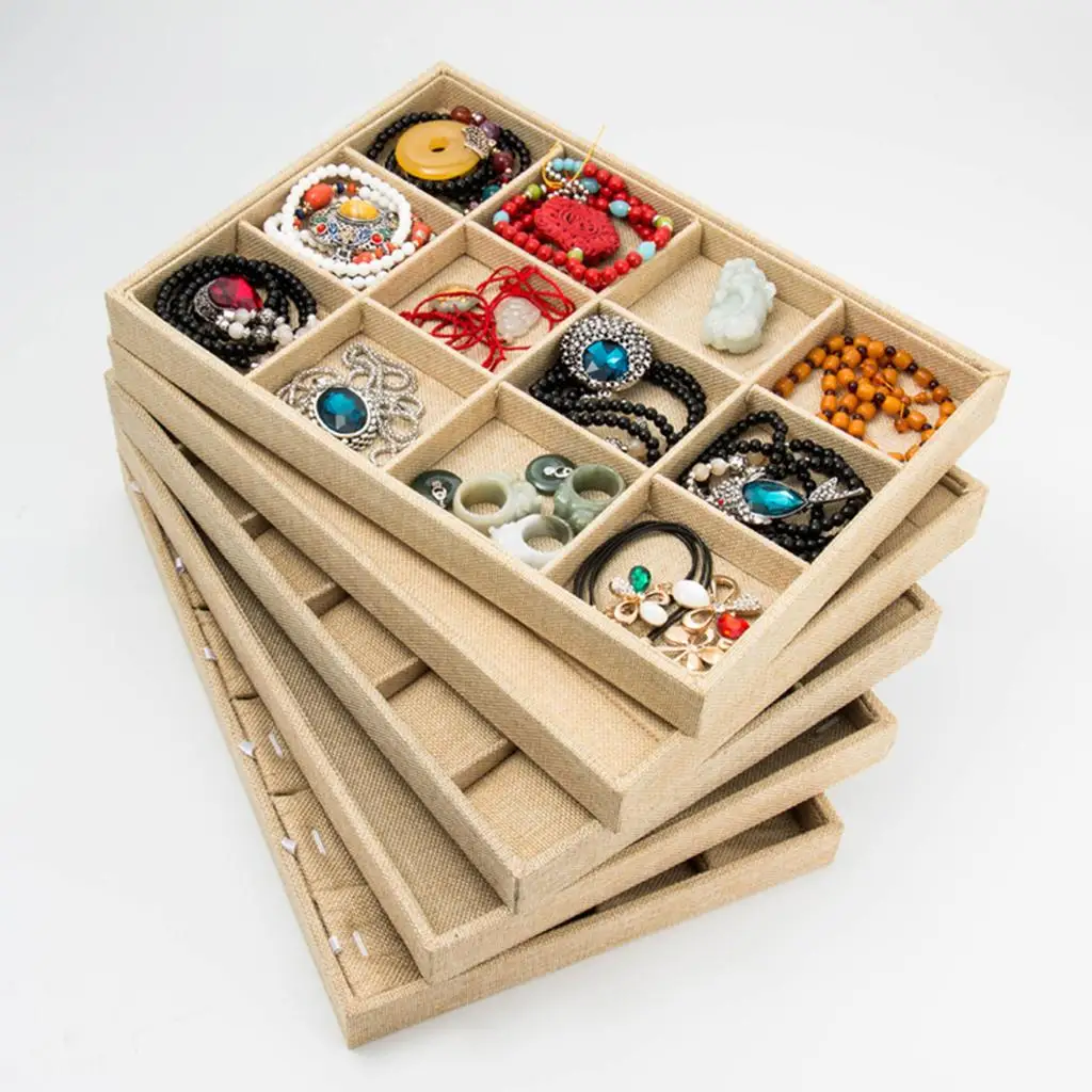 

Jewelry Storage Tray Ring Bracelet Organizer Earring Holder for