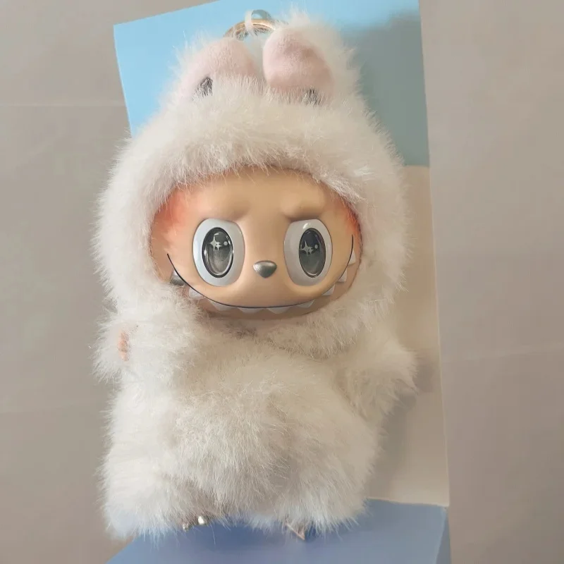 

In Stock New Monster Labubu Series White Zimomo Angel Creat Change Doll Blind Box Toy Vinyl Ornament Pendant Doll Festival Gifts
