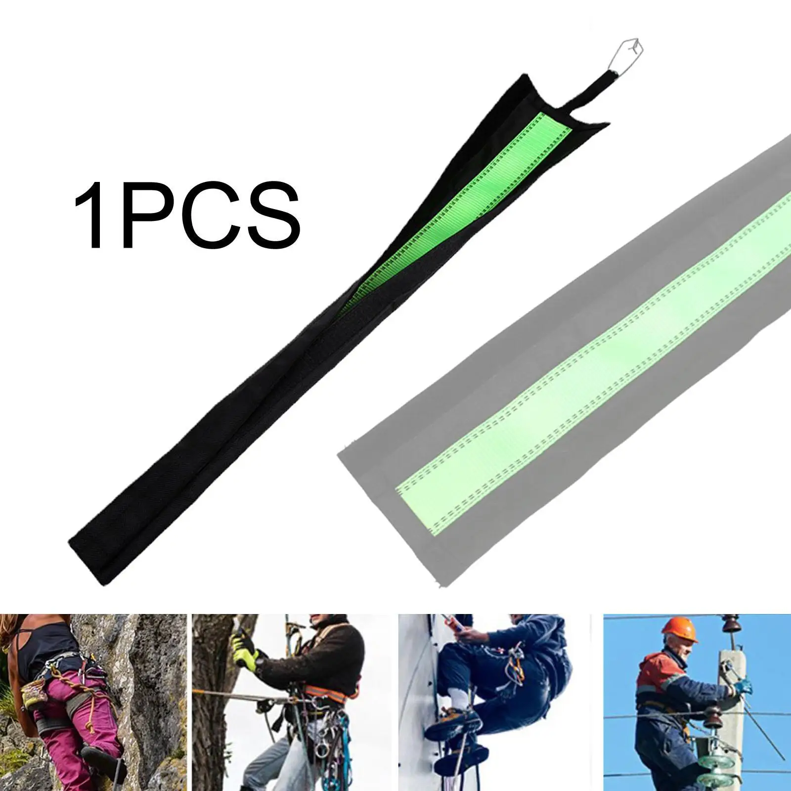 

Climbing Rope Protector Lightweight Wear Resistant Rope Cover Sheath Sleeve for Rappelling Tree Climbing Downhill Outdoor Caving
