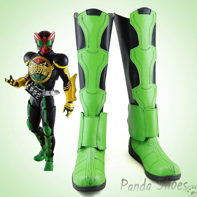 

Masked Rider Kamen Rider OOO TATOBA Обувь для косплея Аниме Игра Cos Косплей Костюм Опора Обувь для вечеринки на Хэллоуин