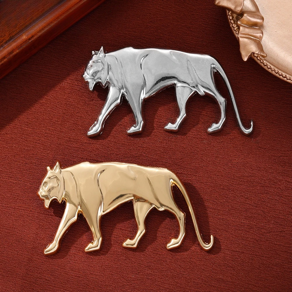 เข็มกลัดเสือดำสไตล์วินเทจ สีเง - Brooch Pin Gold บทวิจารณ์และราคา