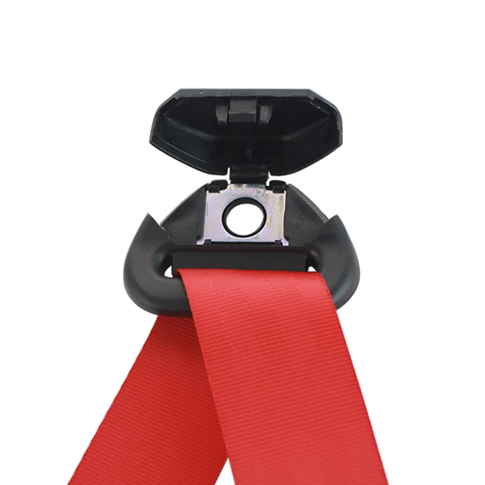 2840cm Red 3 Point Car Seat Belts Safety Belt Extender Extension Buckle Adujstable Shoulder Seatbelt Fits Most Car Bus Universal