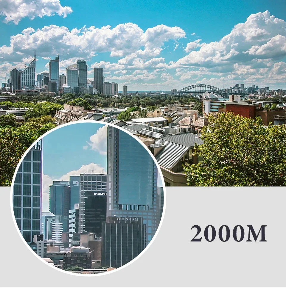 منظار عالي الدقة 40 × 22 للبالغين والأطفال، تلسكوب صغير قابل للطي طويل المدى بطول 2000 متر، تلسكوب رؤية عالي الطاقة لمشاهدة الطيور