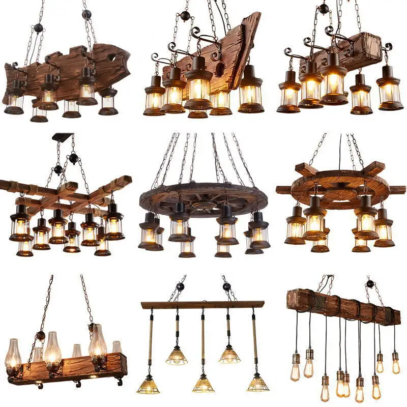 

Lay chandeliers American mannet coffee restaurant bar table LOFT creativity