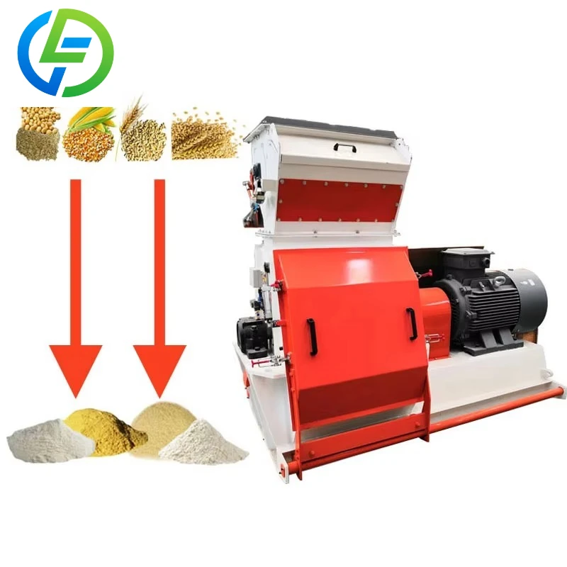 Customize Engine Animal Feed Milling Machine for Chicken Poultry Fish Fodder 5-20 Ton/h Capacity Strongwin Brand
