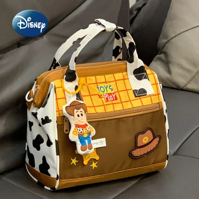 Disney Toy Story New Women's Handbag Cartoon Cute Luxury Girls' One Shoulder Oblique Bag Large Capacity Girls' Bag High Quality