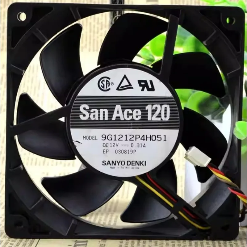 New Cooler Fan for SANYO 9G1212P4H051 12cm 12025 12V 0.31A Cooling Fan 120 *120 * 25mm