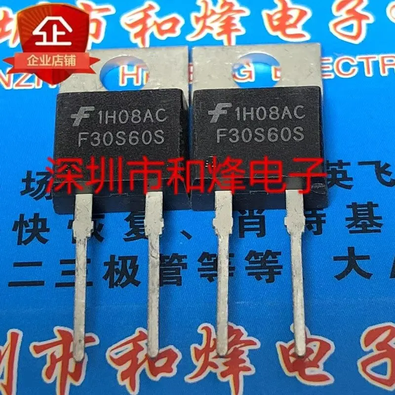 5PCS F30S60S FFP30S60STU   TO-220-2 600V 30A  In stock, can be purchased directly from Shenzhen Huayi Electronics