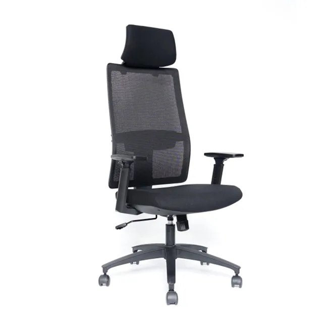 

Executive Office Chair Hot Sale High Back with Headrest Factory Supplier's Mesh Design for Comfort