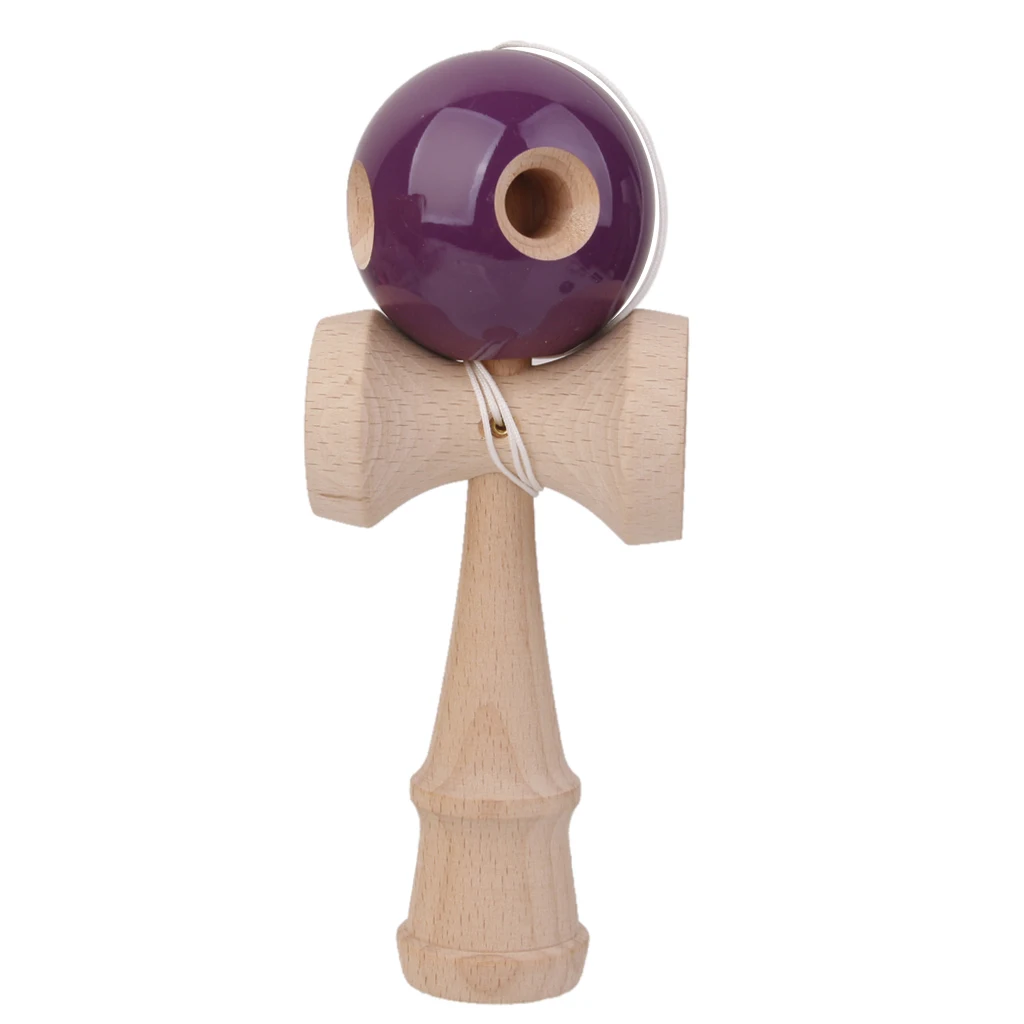 Wooden KENDAMA Full Size Ball Education Traditional Japanese Skill Game Toy