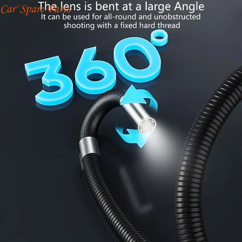 Y4UA Kamera Endoskopi Lensa 6/8Mm Kamera Inspeksi Endoskopi Industri 360 Derajat