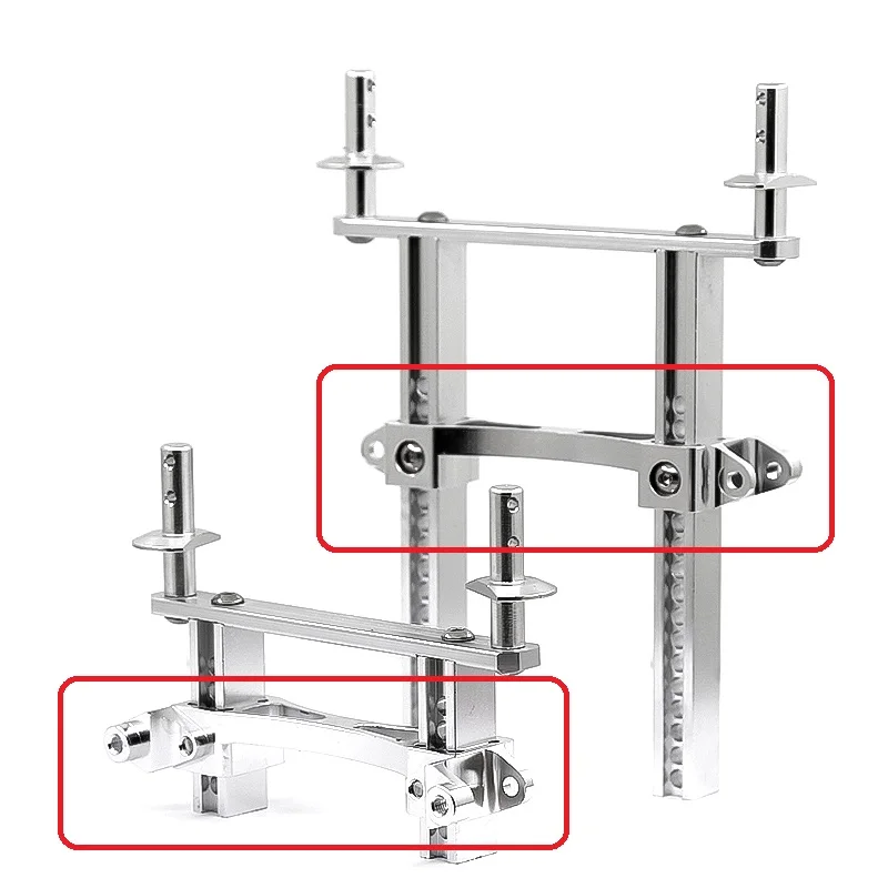 Voor Achter Metalen RC Auto Shell Pijler Bevestigingsbeugel Body Post Mount voor Traxxas Trx4 TRX4 RC Crawler Upgrade Onderdelen, BJAS